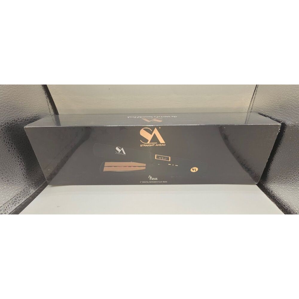 Straight Ahead Beauty Nova 2" Infrared Flat Iron & Complete Hair Care System